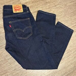 Levi's | Men's 502 Taper Fit Men's Jeans - Dark Hollow - Dark Wash - 32 x 30